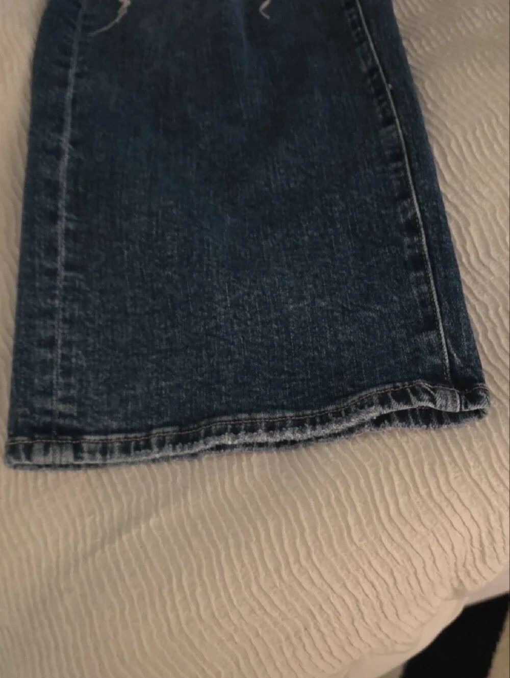BKE Men's Ripped Boyfriend Jeans - Dark Blue Denim